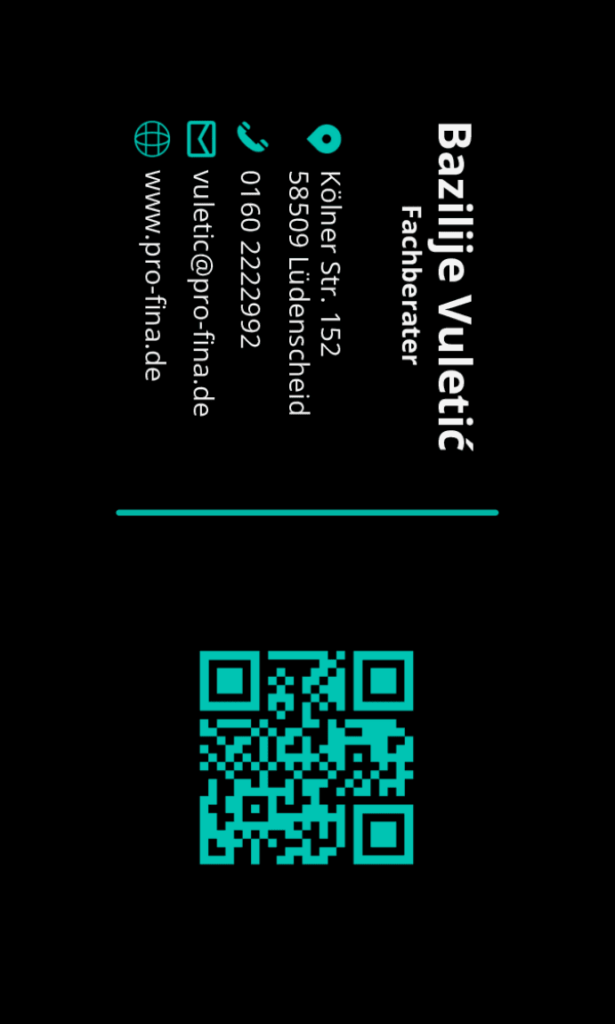 Profina Vuletic Business Card